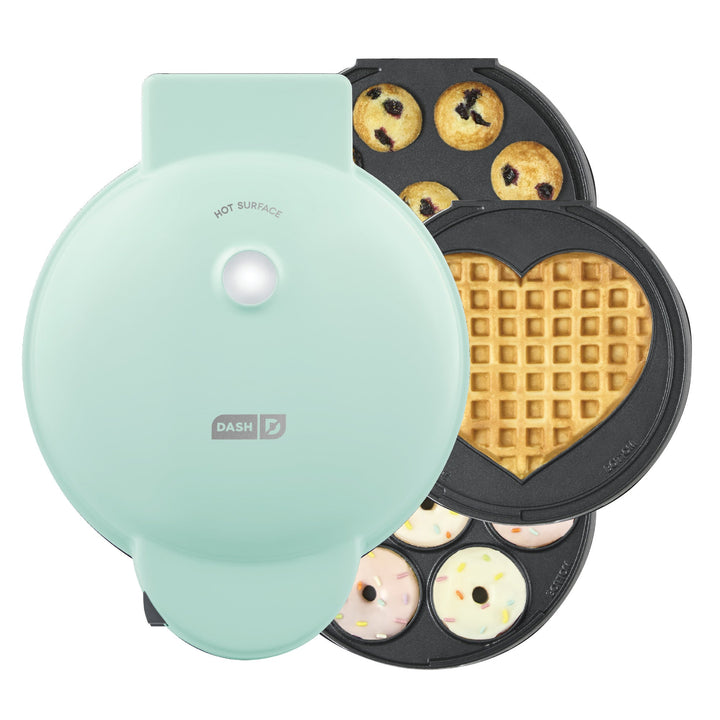 MultiMaker Treat Maker System: Mini Donut, Mini Cupcake, Heart Waffle Y0